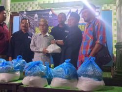 AMOS Serahkan Sembako di Enam Kecamatan  Bagi Warga Tidak Mampu