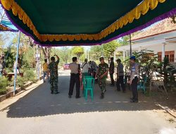 Kegiatan Pos Pantau Pengamanan Lebaran Ketupat di Pantai Wisata Lombang