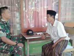 Babinsa Koramil 0827/23 Giligenting Melaksanakan Komsos Dengan Warga