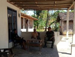 Dengan Anjangsana Babinsa Koramil 0827/06 Saronggi Mengoptimalkan Komunikasi