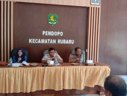 Kecamatan Rubaru Melakukan Tahapan Pemantapan Panitia Pilkades 2019