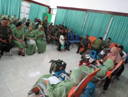 Bakti Sosial Donor Darah Satu Wujud Kodim 0827 Sumenep Untuk Rakyat