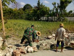 Babinsa Koramil 0827/04 Bluto Komsos Swasembada Pangan