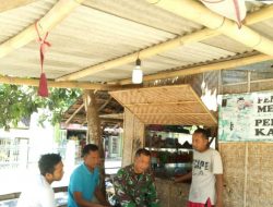 Babinsa 0827/04 Bluto Komsos Bersama Tokoh Pemuda