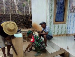 Keakraban Babinsa Serka Sugeng Budiono Dengan Warga Binaan Teritorial