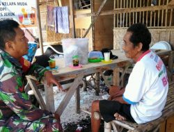Babinsa Koramil 0827/21 Ra’as Giat Komsos Bersama Warga Binaan