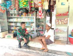 Danramil 0827/23 Giligenting: Babinsa Ujung Tombak Satuan Dilapangan