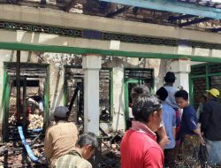 Rumah Ustad di Desa Beringin Ludes Dilalap Si Jago Merah