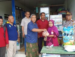 Lauching Retribusi Bantuan Sembako di Kecamatan Gapura