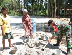Babinsa 0827/23 Giligenting Terus Pantau Perkembangan Wilayah Binaan