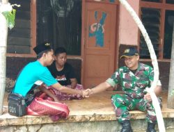 Kegiatan Babinsa Gapura Jalin Kemanunggalan di Lapangan