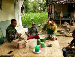 Jalin Hubungan Baik TNI dan Rakyat, Ini yang Dilakukan Babinsa 0827 Kota
