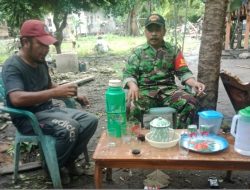 Babinsa Koramil 0827/19 Sapeken,  Selalu Ditengah Masyarakat