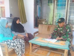 Babinsa Koramil 0827/16 Gapura Komsos Dengan Warga Binaannya