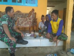 Babinsa Koramil 0827/ 04 Bluto Anjangsana ke Rumah Warga