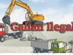 Tambang Galian C Ilegal di Nunggunung Bebas Beroprasi, Polsek Tutup Mata?