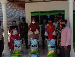 Koramil 0827/05 Lenteng, Giat Sosial Pendistribusian Sembako