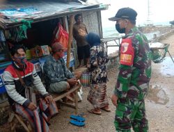 Babinsa Koramil 0827/17 Dungkek, Wujudkan Kemanunggalan TNI