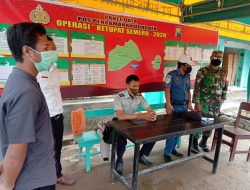 Babinsa Koramil 0827/02 Kalianget,  Cek Pos Pantau Covid-19 di Pelabuhan