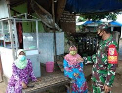 Babinsa Koramil 0827/16 Gapura Gali Informasi  Serap Aspirasi