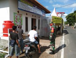 Babinsa Koramil 0827/11 Pasongsongan Giat Pengamanan Perbatasan Sumenep-Pamekasan