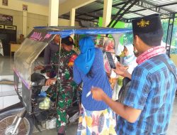 Ciptakan Interaksi dan Kekompakan, Babinsa Koramil 0827/13 Rubaru Bantu Warga