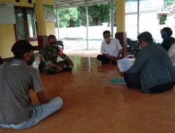 Babinsa Koramil 0827/10 Ambunten Jalin Komunikasi Dengan Perangkat Desa