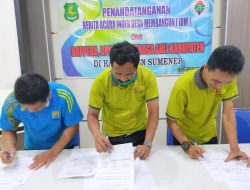 DPMD Sumenep Melakukan Penandatanganan Berita Acara IDM Daerah Tertinggal