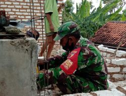 Gotong Royong Renovasi RTLH Yang Dilakukan Babinsa Koramil Batu Putih