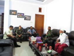 Hari Pertama Bertugas, Dandim 0827 Letkol Inf Nurcholis, A,Md Kunjungi Rumah Bupati