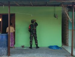 Babinsa Koramil 0827/09 Pragaan Gotong-Royong RTLH