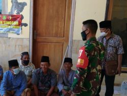 Babinsa Giligenting Anjangsana ke Balai Desa Bringsang