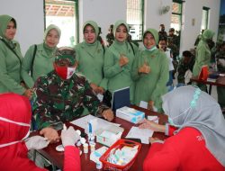 Kasdim 0827 Sumenep, Hadiri Posbindu di Aula Kodim