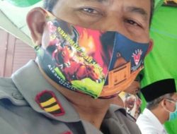Kapolsek Manding Tak Pernah Lelah Imbau Masyarakat Pakai Masker
