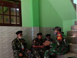 Komsos Babinsa Gapura Bersama Banser