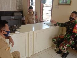Babinsa Raas Inten Melakukan Anjangsana ke Kantor Balai Desa