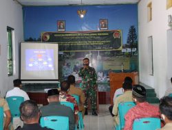 Kasdim 0827 Sumenep Gelar Pembinaan Peta Jarak Jaring Teritorial