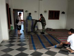 Babinsa Kota, Bantu Warga Siapkan Syukuran