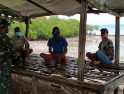 Babinsa Giligenting, Komsos Penegakan Disiplin Prokes