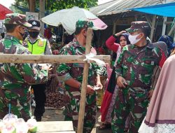 Babinsa Pragaan Bersama Bhabinkantibmas, Gelar Operasi Yustisi Mobile