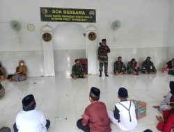 Ditengah Pandemi, Dandim 0827 dan Ketua Persit XLVI Berikan Santuan Anak Yatim