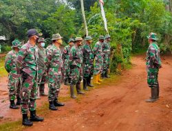 Babinsa Dasuk, Kerja Bakti Bantu Warga