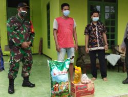 Penerapan PPKM Berskala Mikro Zona Kuning, Babinsa Lenteng Dampingi Pelaksana