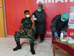 Dandim 0827, Bersama Kapolres Sumenep Melakukan Vaksin Tahap Dua