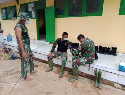 Kondisi Tetap Prima,  Anggota Satgas TMMD Rutin Diperiksa Kesehatan