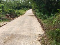 Satgas TMMD Dalam Pengerjaan Pengaspalan Jalan Antar Desa Sudah Tuntas