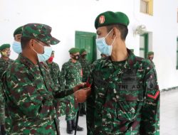 Dandim 0827/Sumenep Pimpin Acara Korp Raport Kenaikan Pangkat