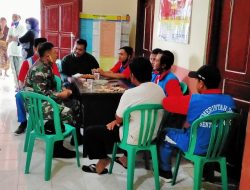 Babinsa Pragaan Upaya Sinergitas Dengan Komsos