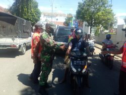 Babinsa Koramil Kota Imbau Warga Mematuhi  Pemerintah Penyebaran Covid-19