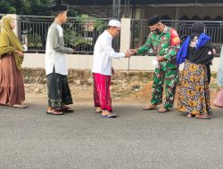 TNI-POLRI Kompak Amankan Sholat Idul Fitri 1442 H